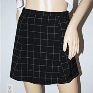 American Apparel grid skirt
